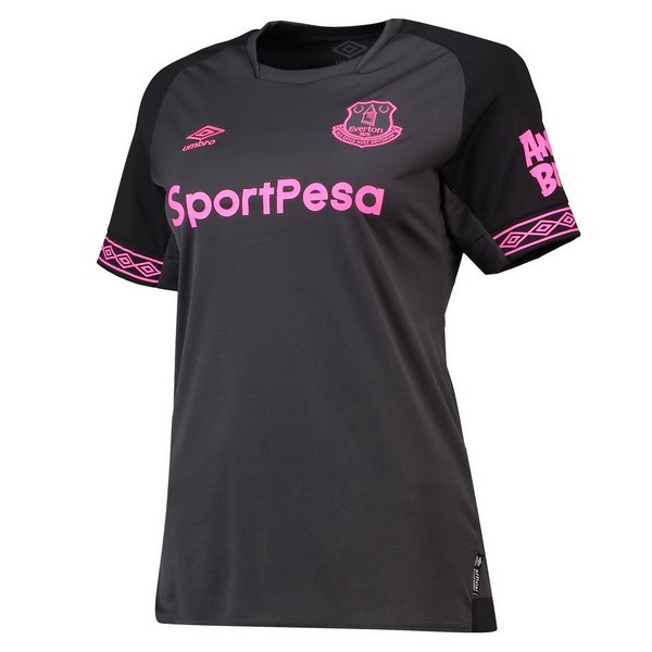 Camiseta Everton Segunda equipación Mujer 2018-2019 Negro